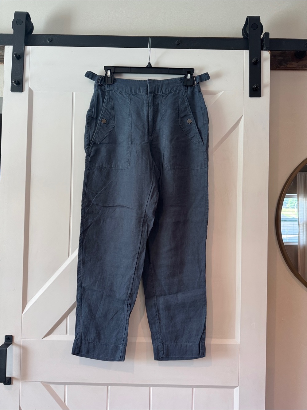 Women’s Size 2 Slate Blue Casual Cotton Pants